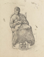 TvB G 2272
<br/>
Oude vrouw met stoofje
<br/>
<em>Rappard, Anton Gerhard Alexander ridder van (1858-1892)</em>